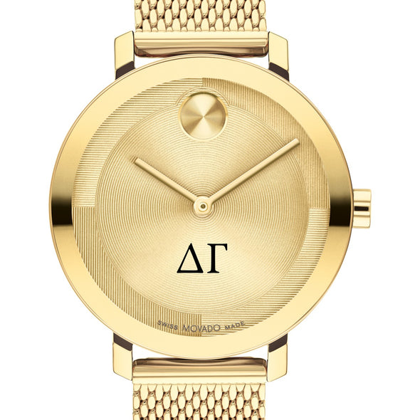 Delta Gamma Women&#39;s Movado Bold Gold with Mesh Bracelet Shot #1