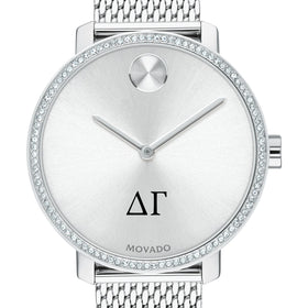 Delta Gamma Women&#39;s Movado Bold with Crystal Bezel &amp; Mesh Bracelet Shot #1