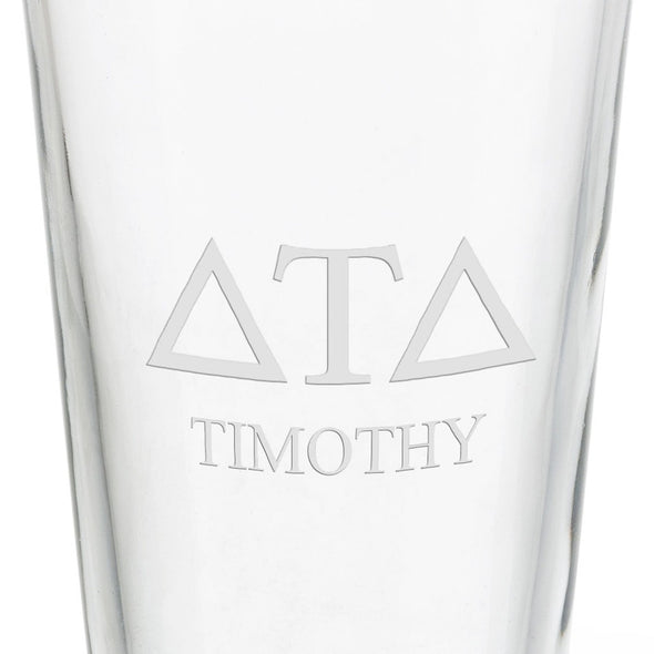 Delta Tau Delta 16 oz Pint Glass - Set of 2 Shot #3