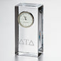 Delta Tau Delta Tall Glass Desk Clock by Simon Pearce Shot #1