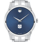 DePaul Men's Movado Collection Stainless Steel Watch with Blue Dial Shot #1