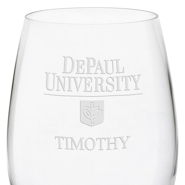 DePaul Red Wine Glasses Shot #3