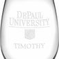 DePaul Stemless Wine Glasses Made in the USA Shot #3