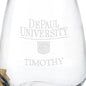 DePaul Stemless Wine Glasses Shot #3