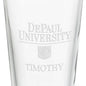 DePaul University 16 oz Pint Glass Shot #3