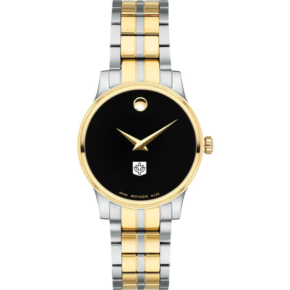 DePaul Women&#39;s Movado Collection Two-Tone Watch with Black Dial Shot #2