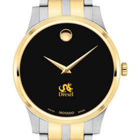 Drexel Men&#39;s Movado Collection Two-Tone Watch with Black Dial Shot #1