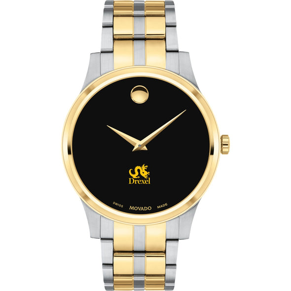 Drexel Men&#39;s Movado Collection Two-Tone Watch with Black Dial Shot #2