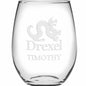 Drexel Stemless Wine Glasses Made in the USA Shot #2