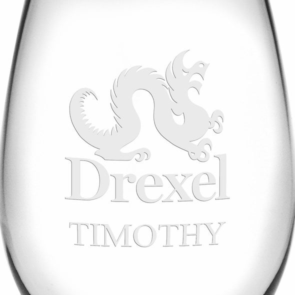 Drexel Stemless Wine Glasses Made in the USA Shot #3