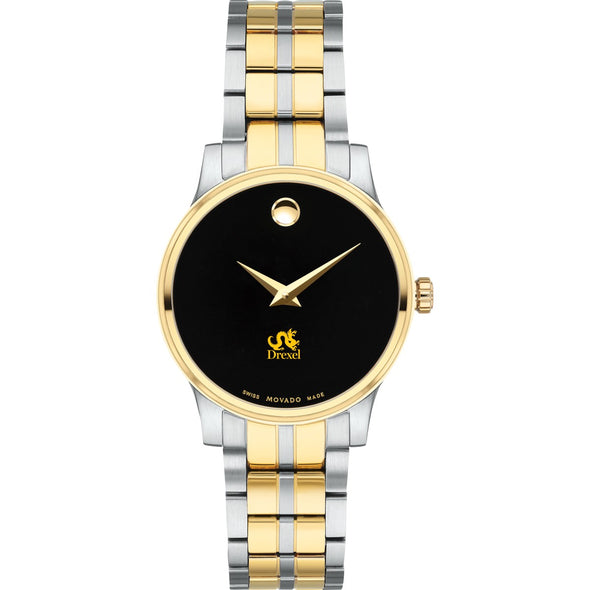 Drexel Women&#39;s Movado Collection Two-Tone Watch with Black Dial Shot #2