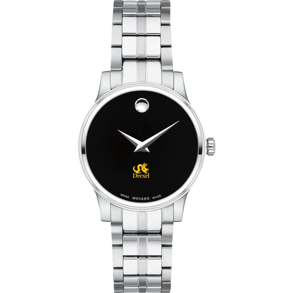 Drexel Women&#39;s Movado Stainless Steel Watch with Black Dial Shot #2