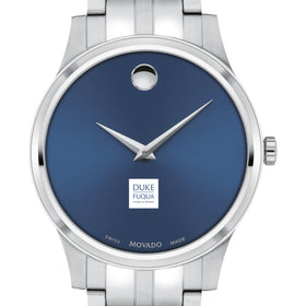 Duke Fuqua Men&#39;s Movado Collection Stainless Steel Watch with Blue Dial Shot #1