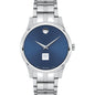 Duke Fuqua Men's Movado Collection Stainless Steel Watch with Blue Dial Shot #2