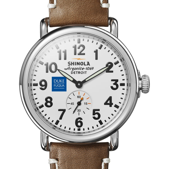 Duke Fuqua Shinola Watch, The Runwell 41 mm White Dial Shot #1