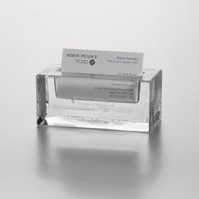 Duke Med Glass Business card holder by Simon Pearce Shot #1