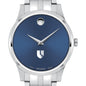 Duke Med Men's Movado Collection Stainless Steel Watch with Blue Dial Shot #1