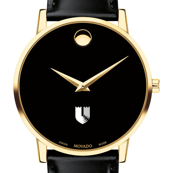 Duke Med Men&#39;s Movado Gold Museum Classic Leather Shot #1