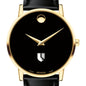 Duke Med Men's Movado Gold Museum Classic Leather Shot #1