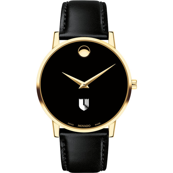 Duke Med Men&#39;s Movado Gold Museum Classic Leather Shot #2