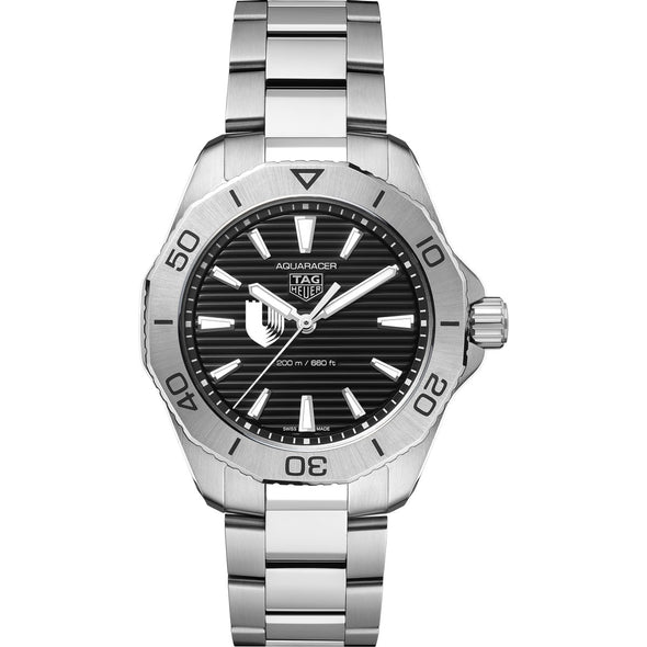 Duke Med Men&#39;s TAG Heuer Steel Aquaracer with Black Dial Shot #2