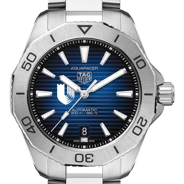 Duke Med Men&#39;s TAG Heuer Steel Automatic Aquaracer with Blue Sunray Dial Shot #1