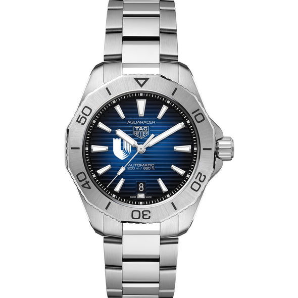 Duke Med Men&#39;s TAG Heuer Steel Automatic Aquaracer with Blue Sunray Dial Shot #2