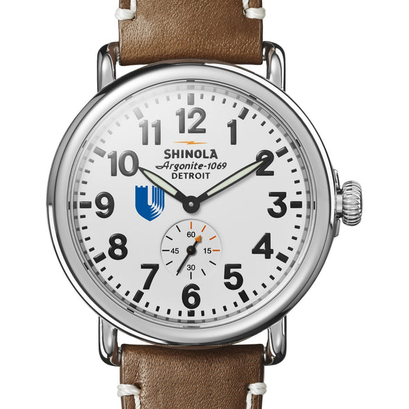 Duke Med Shinola Watch, The Runwell 41 mm White Dial Shot #1