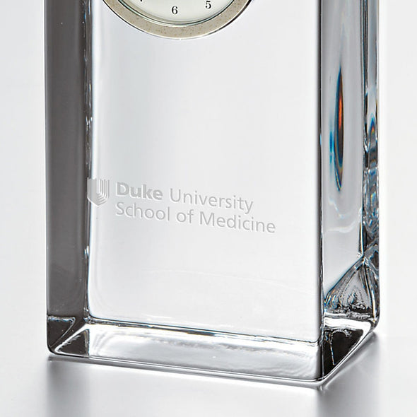 Duke Med Tall Glass Desk Clock by Simon Pearce Shot #2