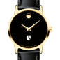 Duke Med Women's Movado Gold Museum Classic Leather Shot #1