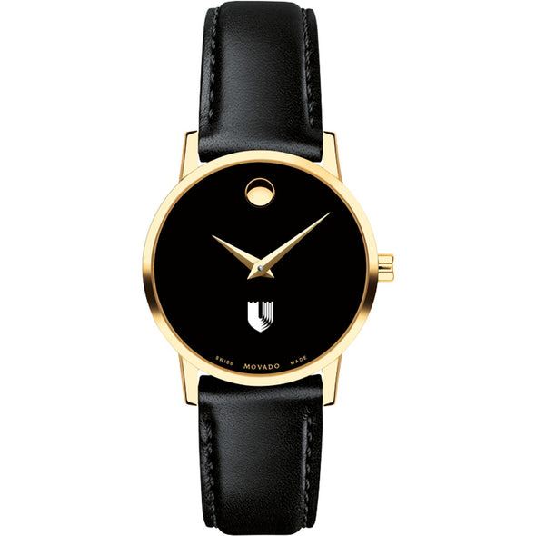 Duke Med Women&#39;s Movado Gold Museum Classic Leather Shot #2