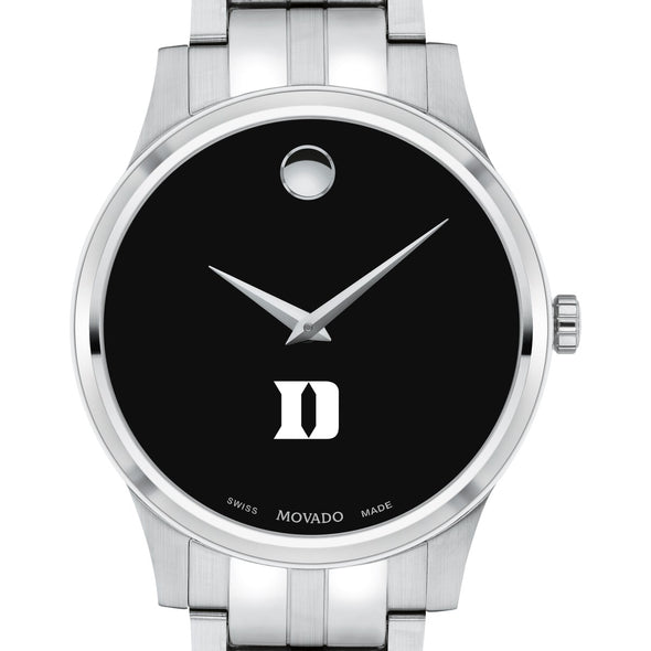 Duke Men&#39;s Movado Collection Stainless Steel Watch with Black Dial Shot #1