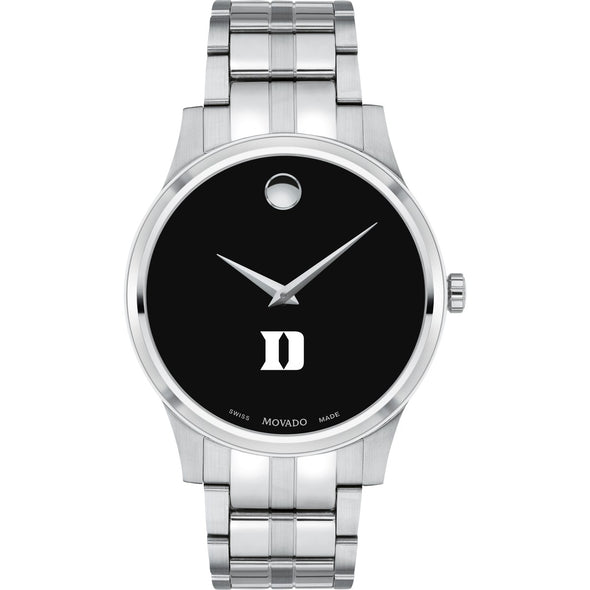 Duke Men&#39;s Movado Collection Stainless Steel Watch with Black Dial Shot #2