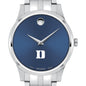 Duke Men's Movado Collection Stainless Steel Watch with Blue Dial Shot #1