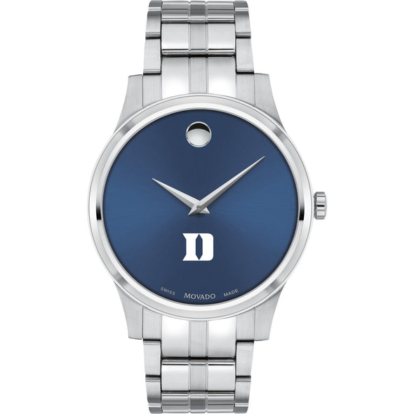 Duke Men&#39;s Movado Collection Stainless Steel Watch with Blue Dial Shot #2