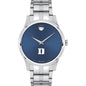 Duke Men's Movado Collection Stainless Steel Watch with Blue Dial Shot #2