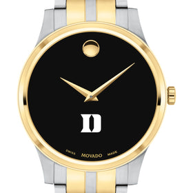 Duke Men&#39;s Movado Collection Two-Tone Watch with Black Dial Shot #1