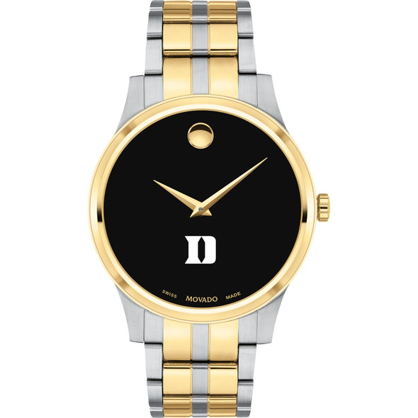 Duke Men&#39;s Movado Collection Two-Tone Watch with Black Dial Shot #2