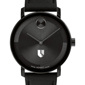 Duke University School of Medicine Men&#39;s Movado BOLD with Black Leather Strap Shot #1