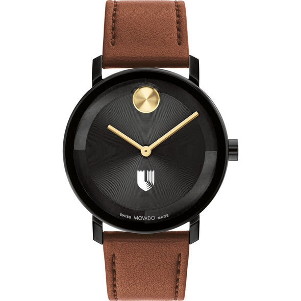 Duke University School of Medicine Men&#39;s Movado BOLD with Cognac Leather Strap Shot #2