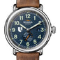 Duke University School of Medicine Shinola Watch, The Runwell Automatic 45 mm Blue Dial and British Tan Strap at M.LaHart & Co. Shot #1