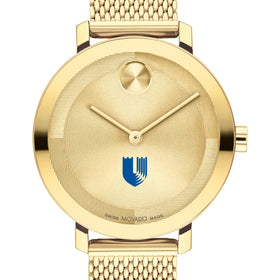 Duke University School of Medicine Women&#39;s Movado Bold Gold with Mesh Bracelet Shot #1