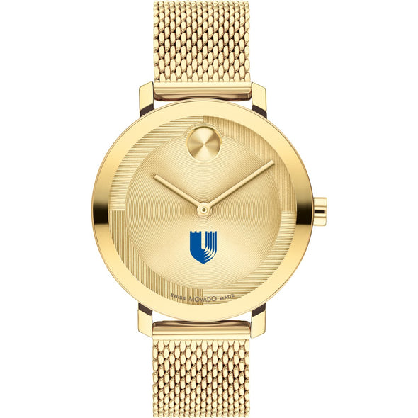 Duke University School of Medicine Women&#39;s Movado Bold Gold with Mesh Bracelet Shot #2