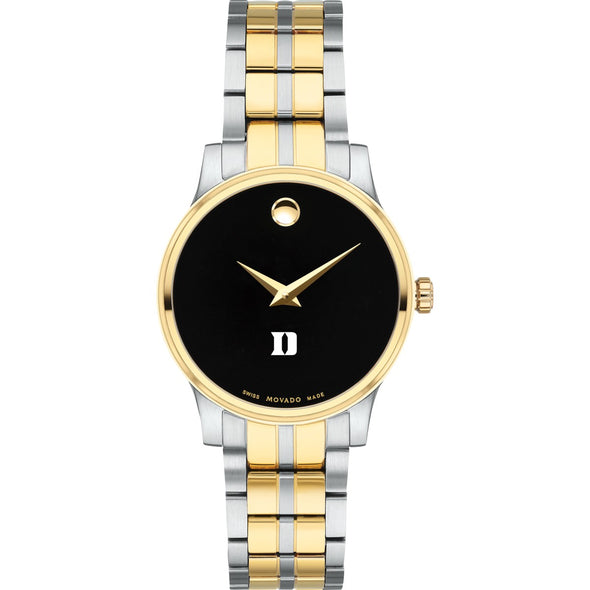 Duke Women&#39;s Movado Collection Two-Tone Watch with Black Dial Shot #2