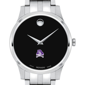 ECU Men&#39;s Movado Collection Stainless Steel Watch with Black Dial Shot #1