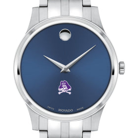 ECU Men&#39;s Movado Collection Stainless Steel Watch with Blue Dial Shot #1