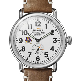 ECU Shinola Watch, The Runwell 41 mm White Dial Shot #1