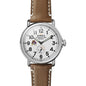 ECU Shinola Watch, The Runwell 41 mm White Dial Shot #2