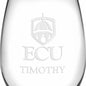 ECU Stemless Wine Glasses Made in the USA Shot #3