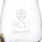 ECU Stemless Wine Glasses Shot #3